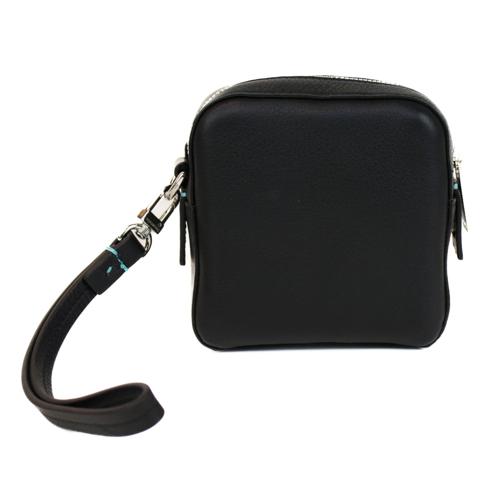 Tiffany & Co. Mini Camera Black Leather Wristlet Bag