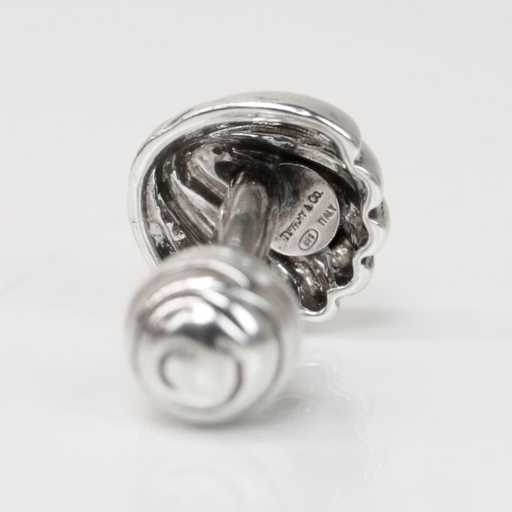 Tiffany & Co. Sterling Silver Shell Cufflinks