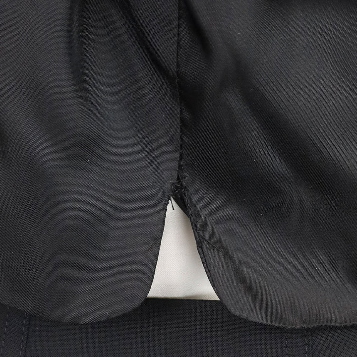 Denim & Supply Ralph Lauren Black Pinstripe Wool-Blend Vest