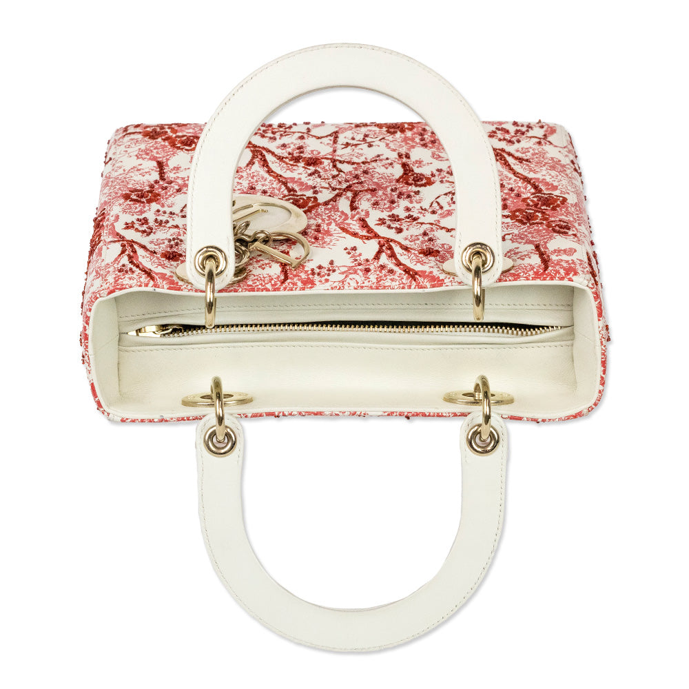 Dior Floral Toile de Jouy Mini Lady Dior Bag