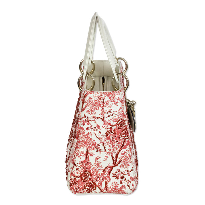 Dior Floral Toile de Jouy Mini Lady Dior Bag