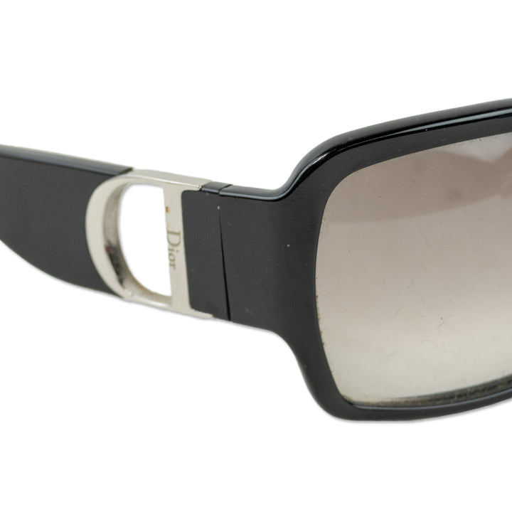 Christian Dior Black Rectangle Sunglasses