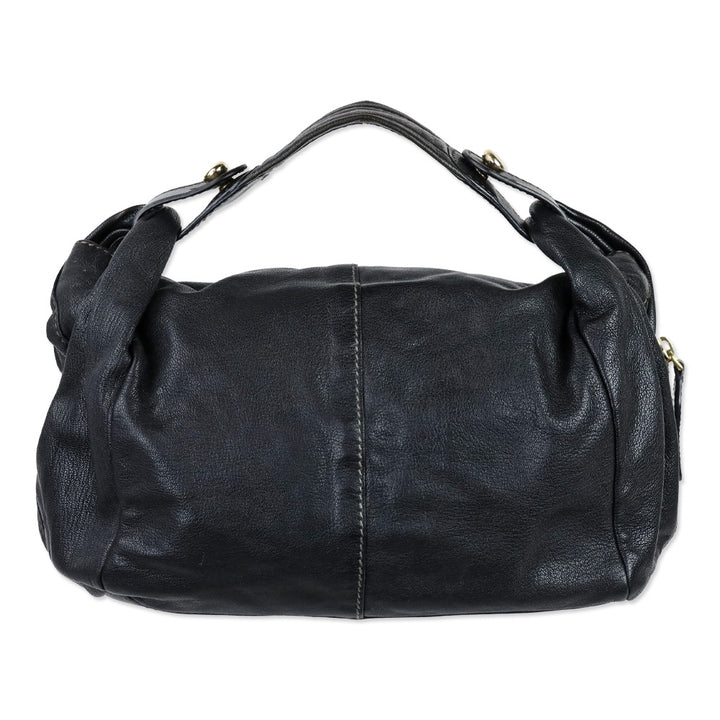 Dolce & Gabbana Black Leather Maki Bag