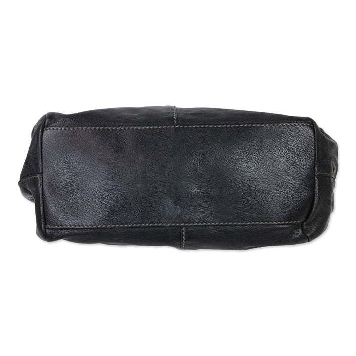 Dolce & Gabbana Black Leather Maki Bag