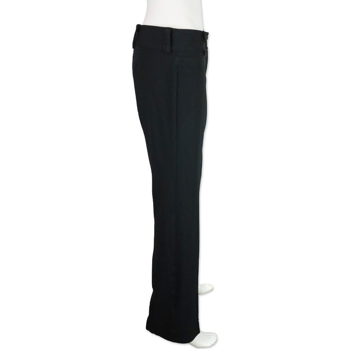 Dolce & Gabbana Black Mid-Rise Pants
