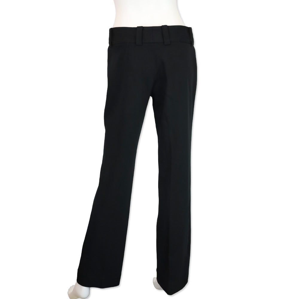 Dolce & Gabbana Black Mid-Rise Pants