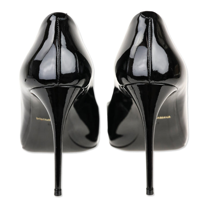 Dolce & Gabbana Black Patent Leather Pointed Toe Pump