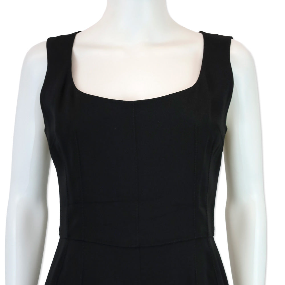 Dolce & Gabbana Black Sleeveless Mini Dress
