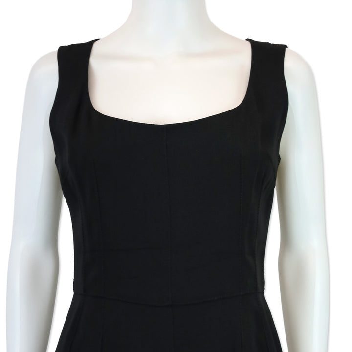 Dolce & Gabbana Black Sleeveless Mini Dress