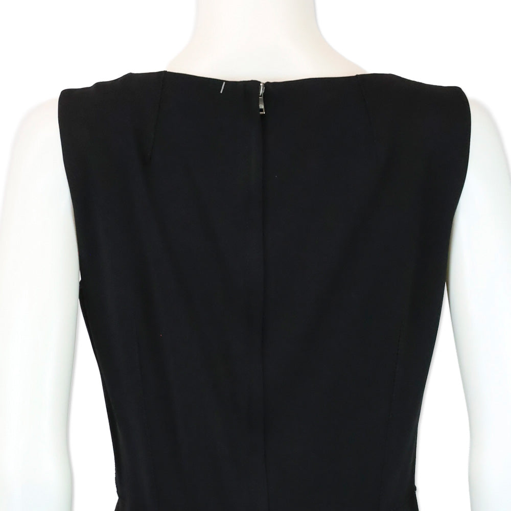 Dolce & Gabbana Black Sleeveless Mini Dress