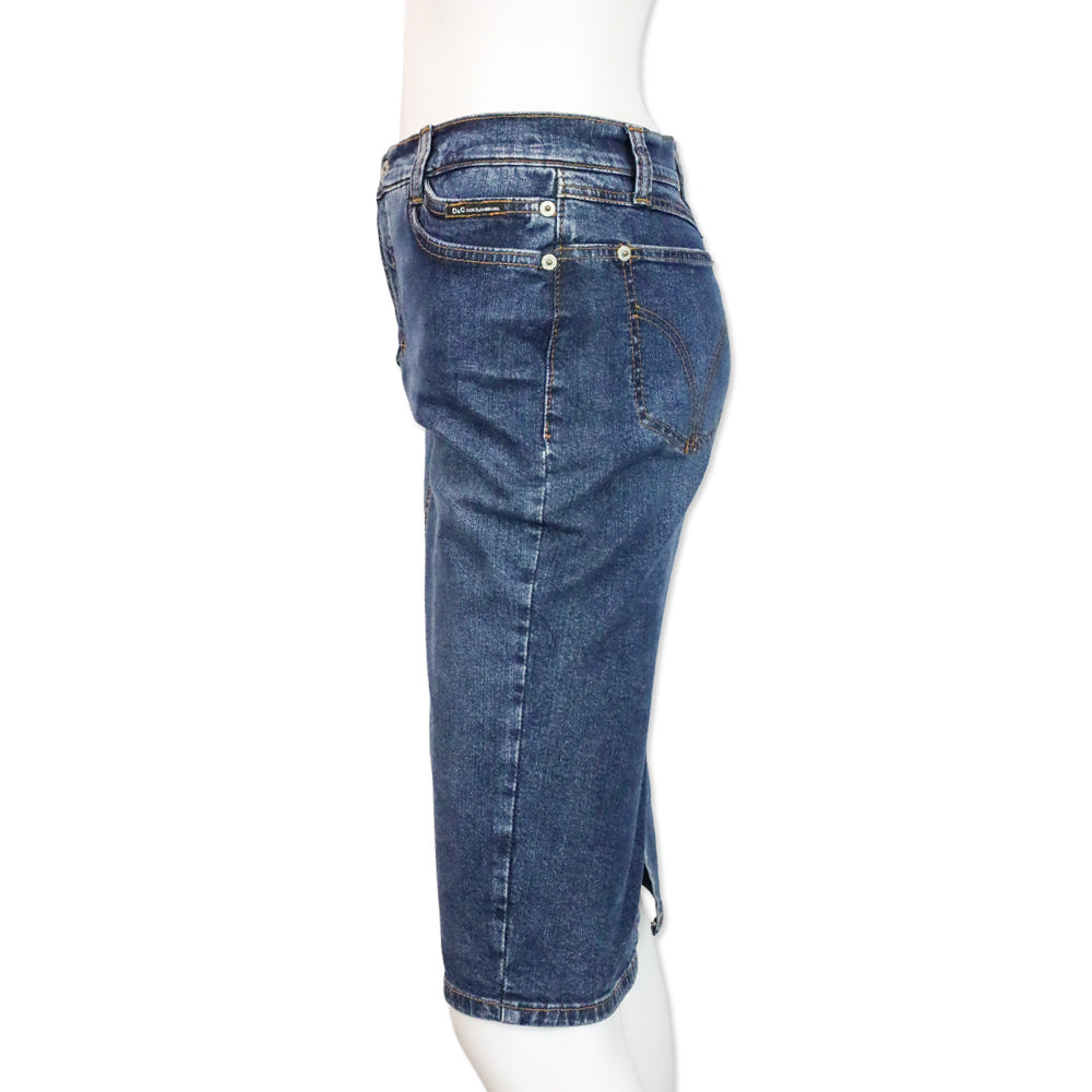 Dolce & Gabbana D&G Denim Pencil Skirt