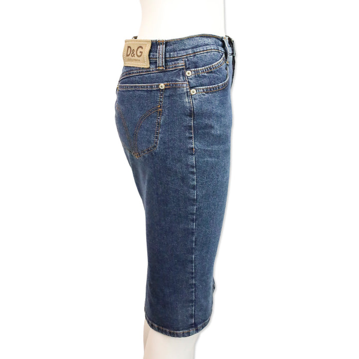 Dolce & Gabbana D&G Denim Pencil Skirt