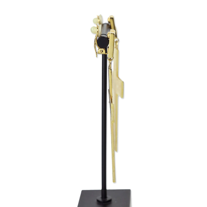 Dolce & Gabbana Gold-Tone Cross Earrings