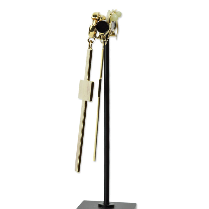 Dolce & Gabbana Gold-Tone Cross Earrings