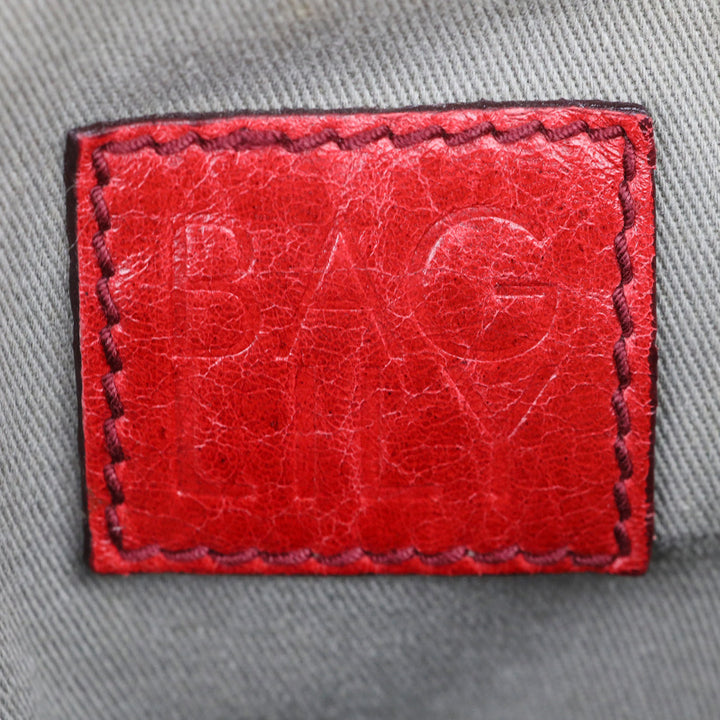 Dolce & Gabbana Lily Red Leather Zipper Doctor Bag