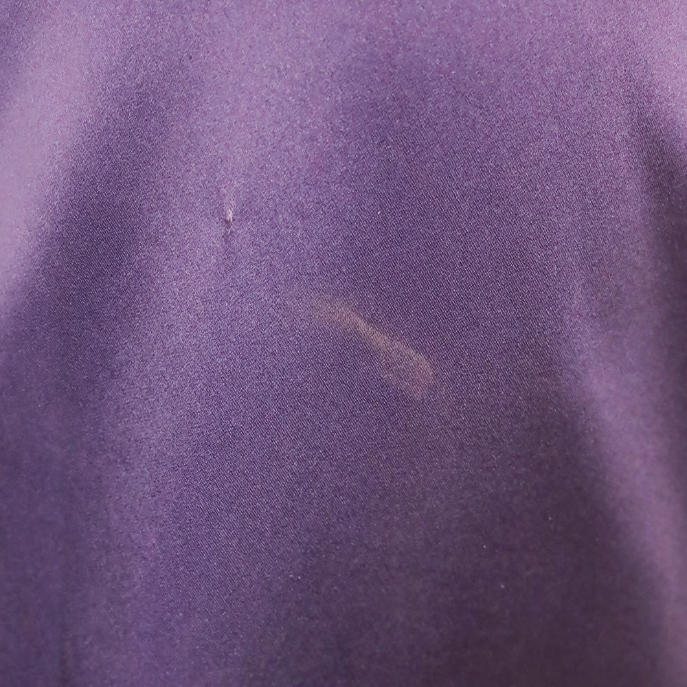 Dolce & Gabbana Purple Satin Sleeveless Scoop Neck Midi Dress