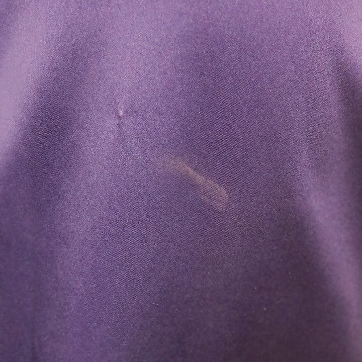 Dolce & Gabbana Purple Satin Sleeveless Scoop Neck Midi Dress