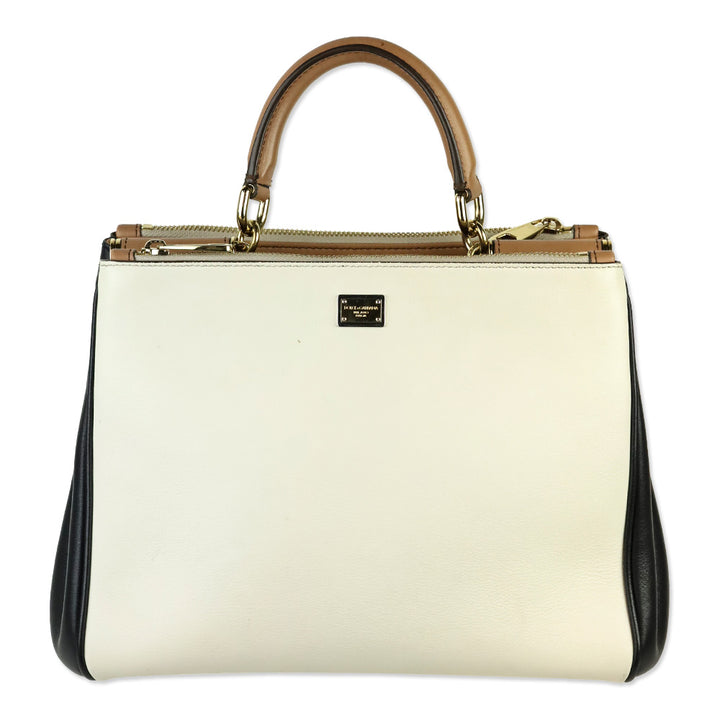 Dolce & Gabbana Tricolor Sicily 62 Top Handle Bag