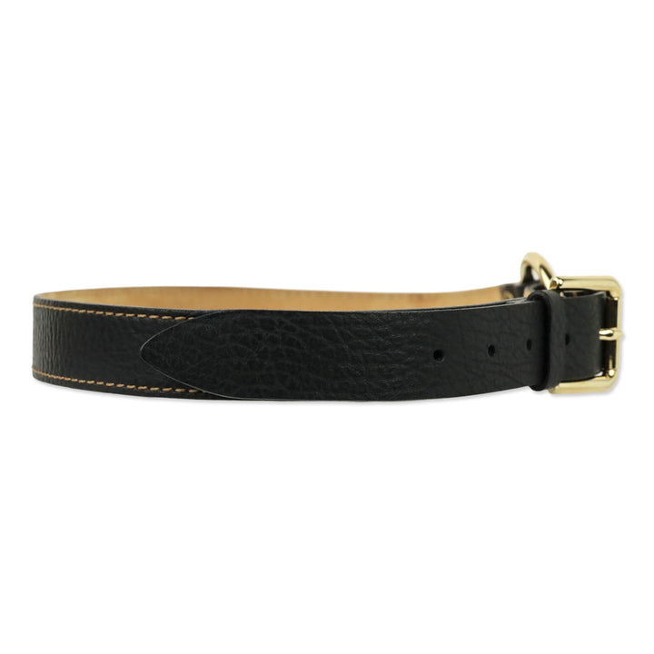 Dolce & Gabbana Vintage Equestrian-style Brown Leather O-Ring Belt