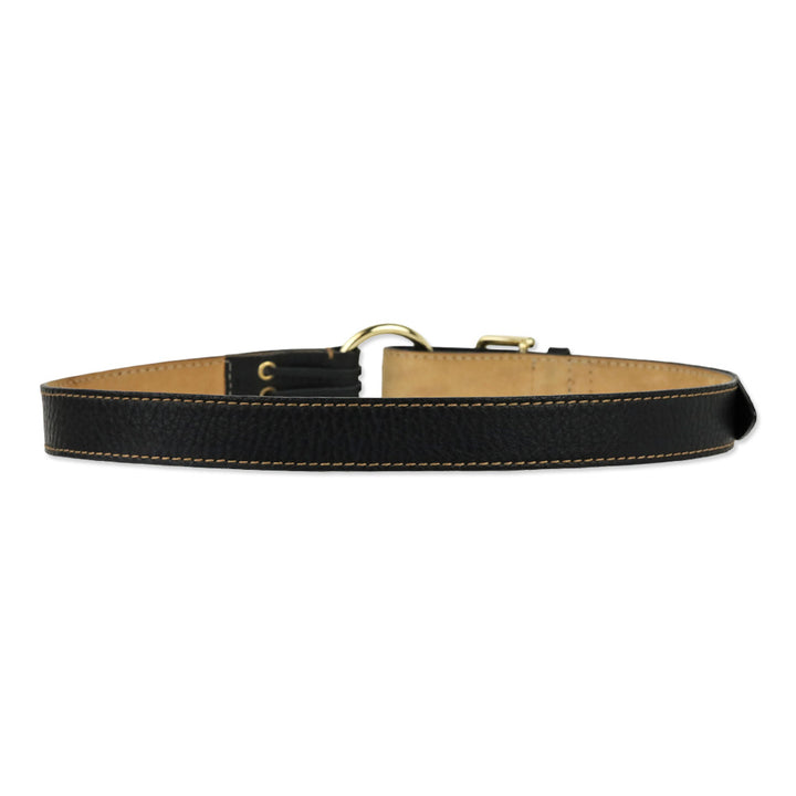 Dolce & Gabbana Vintage Equestrian-style Brown Leather O-Ring Belt