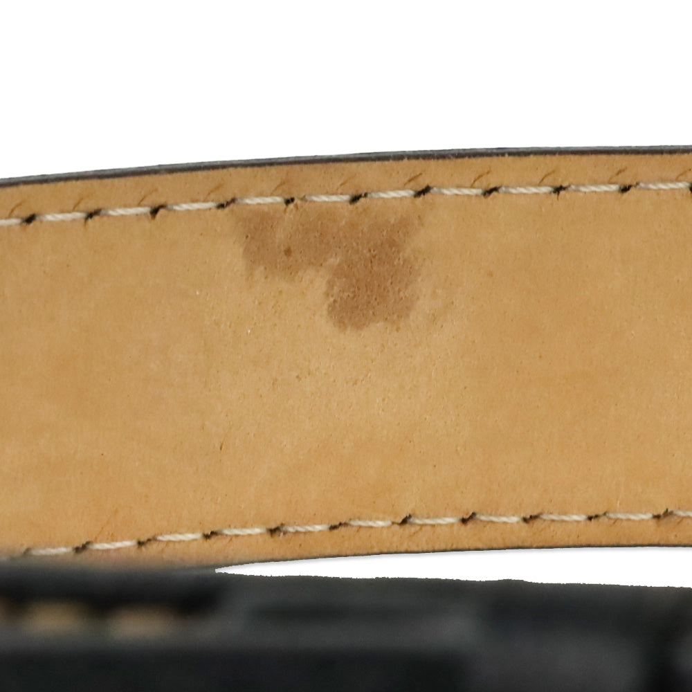 Dolce & Gabbana Vintage Equestrian-style Brown Leather O-Ring Belt