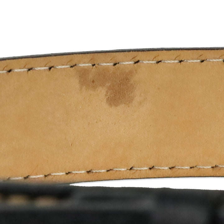 Dolce & Gabbana Vintage Equestrian-style Brown Leather O-Ring Belt
