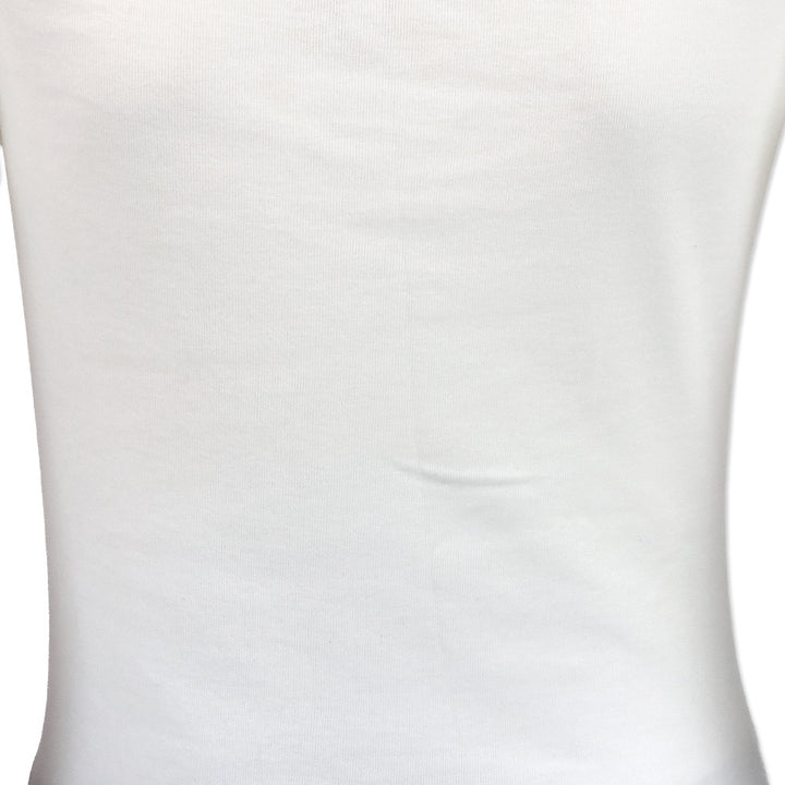 Dolce & Gabbana White Crystal Cross T-Shirt Top