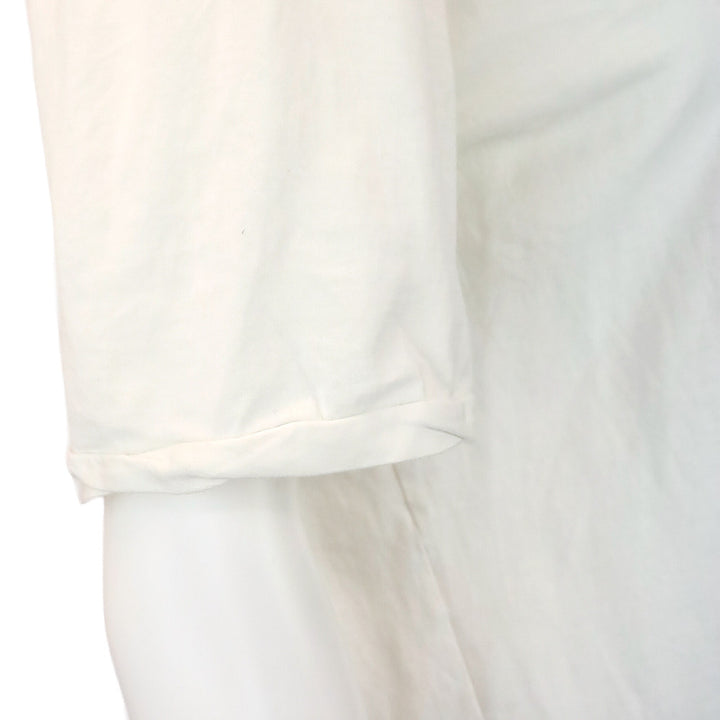 Dolce & Gabbana White Model Photo Printed Tee Shirt