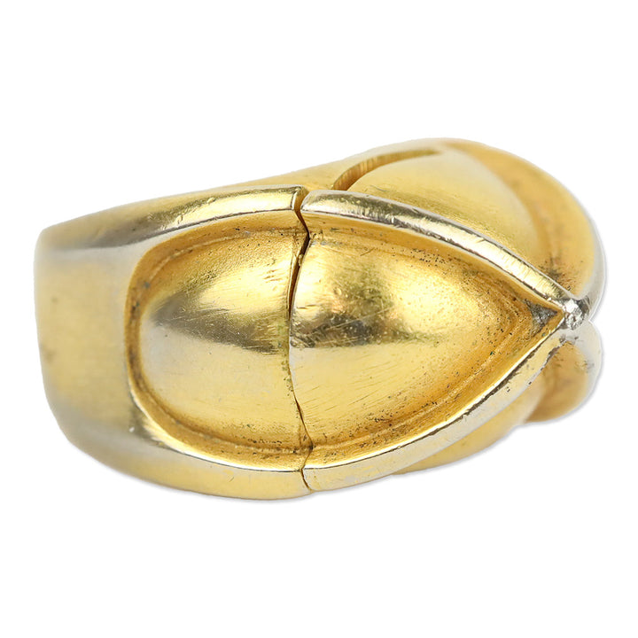 Donna Karan Vintage Gold Tone Poison Ring