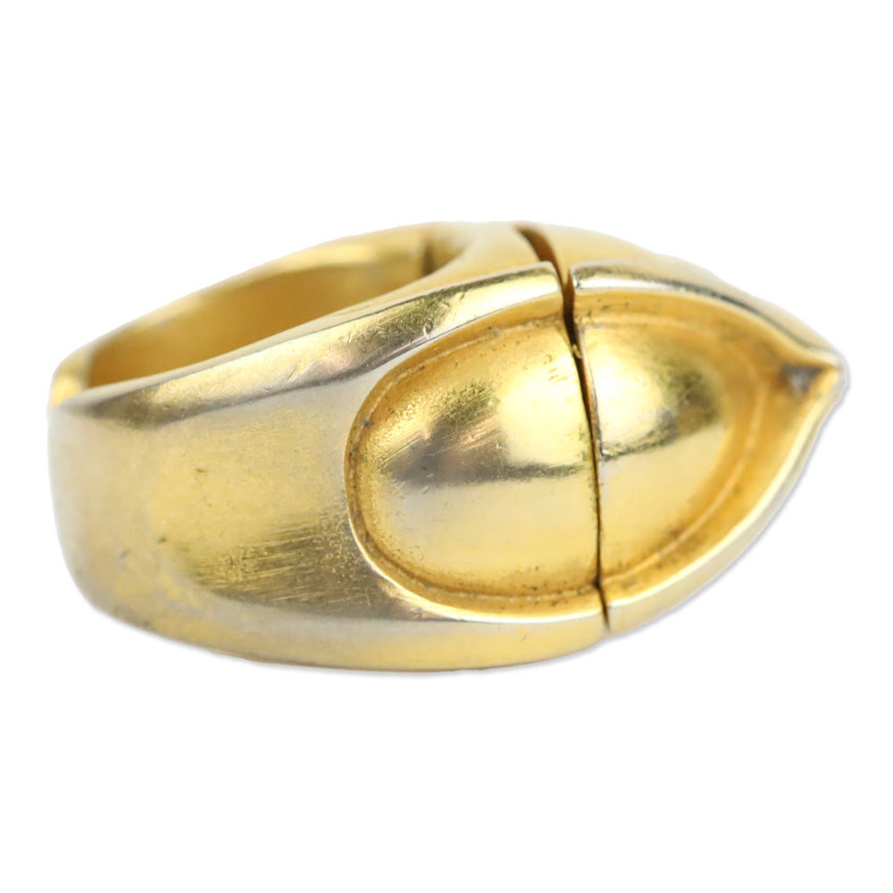 Donna Karan Vintage Gold Tone Poison Ring