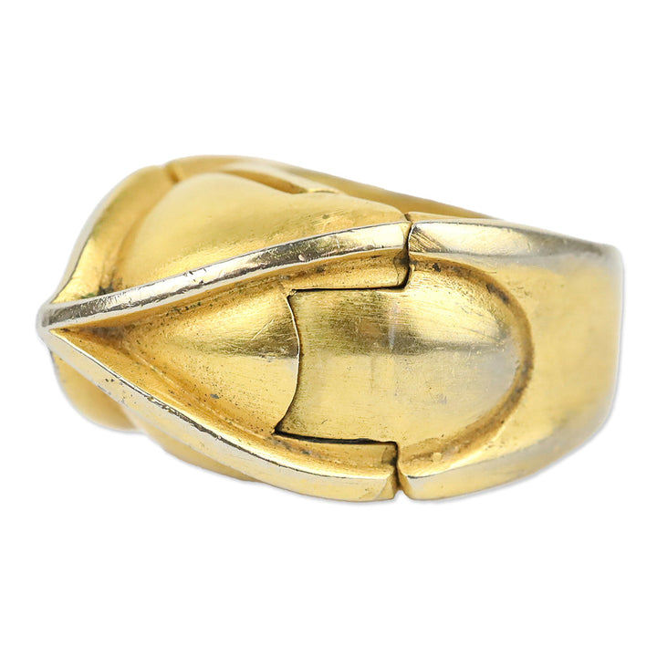 Donna Karan Vintage Gold Tone Poison Ring