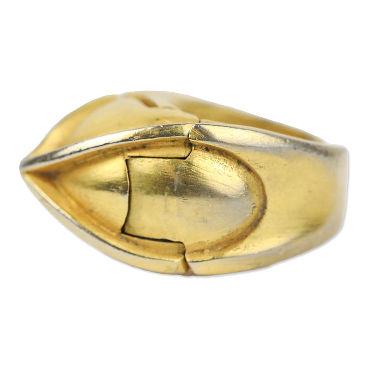 Donna Karan Vintage Gold Tone Poison Ring