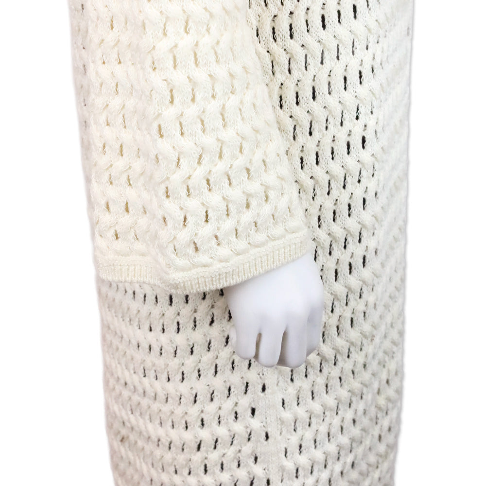 Dorothee Schumacher Cream Crotchet Long Cardigan