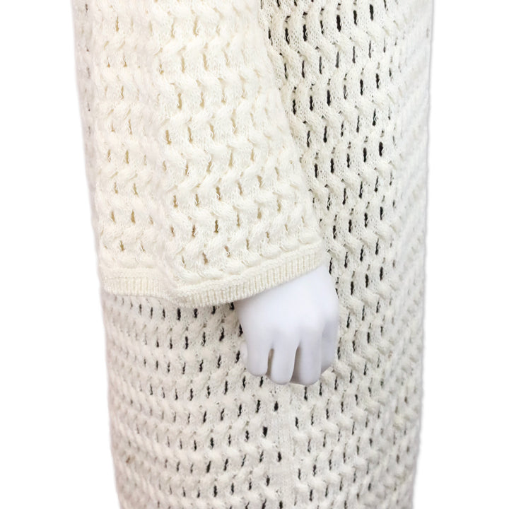 Dorothee Schumacher Cream Crotchet Long Cardigan