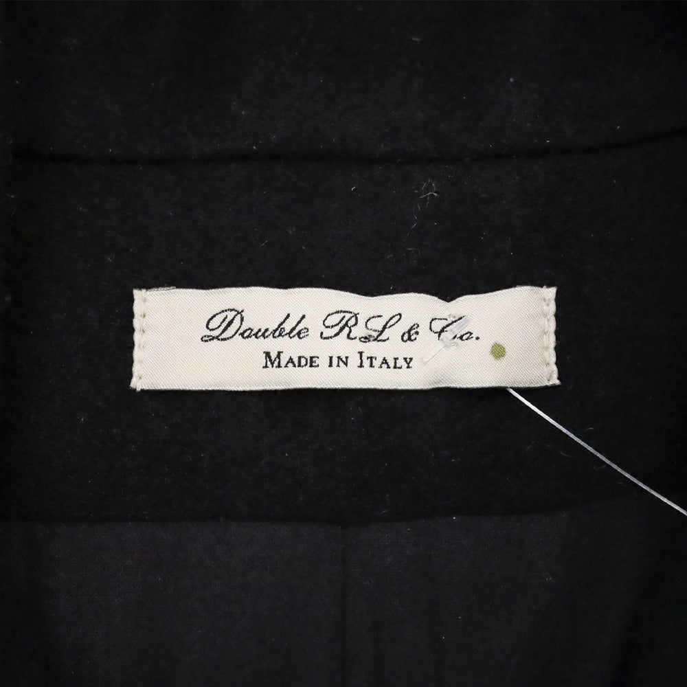 Double RL Black Wool Double-Breasted Jacket