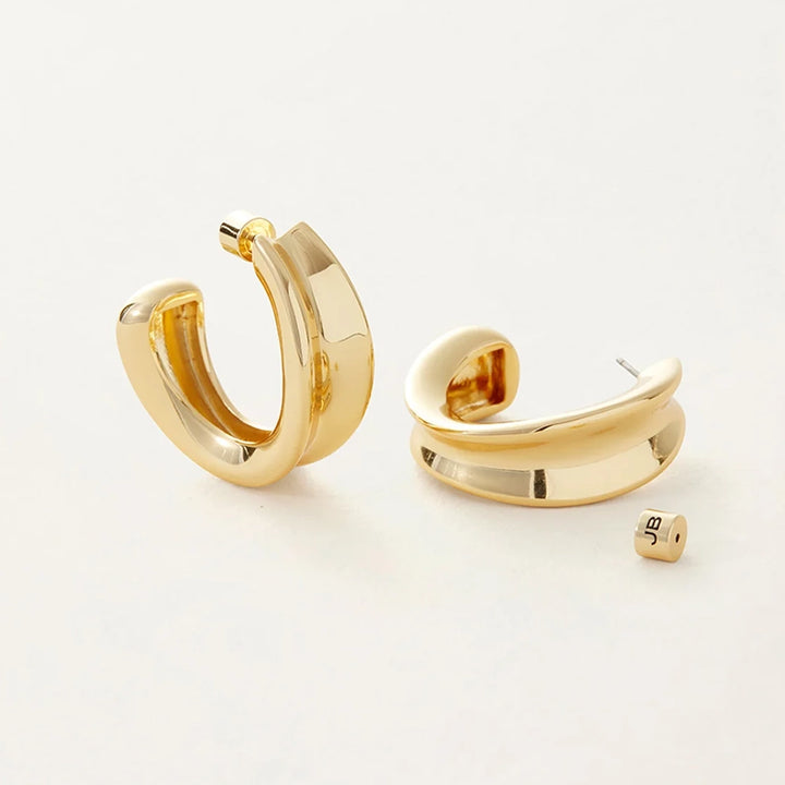 Jenny Bird Gold Doune Hoop Earring