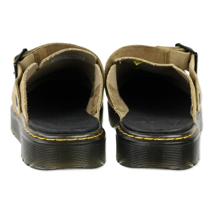 Dr. Martens Savannah Tan Suede Carlson Casual Slingback Mules
