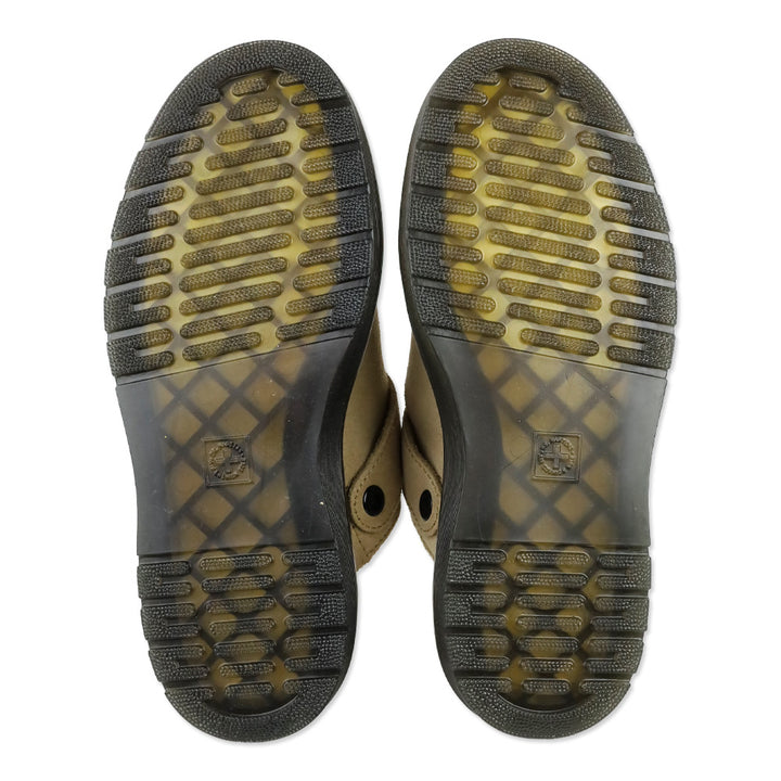 Dr. Martens Savannah Tan Suede Carlson Casual Slingback Mules