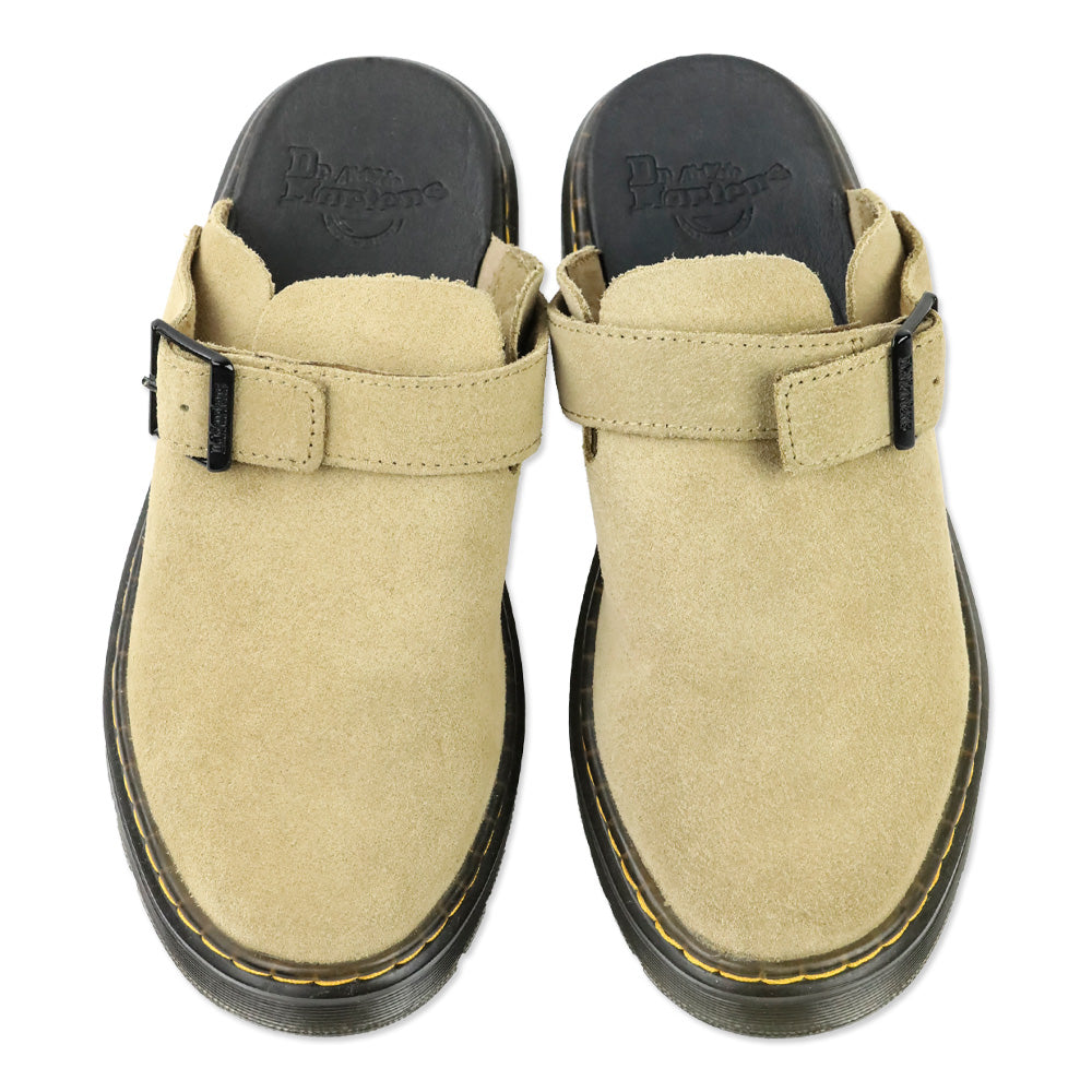 Dr. Martens Savannah Tan Suede Carlson Casual Slingback Mules