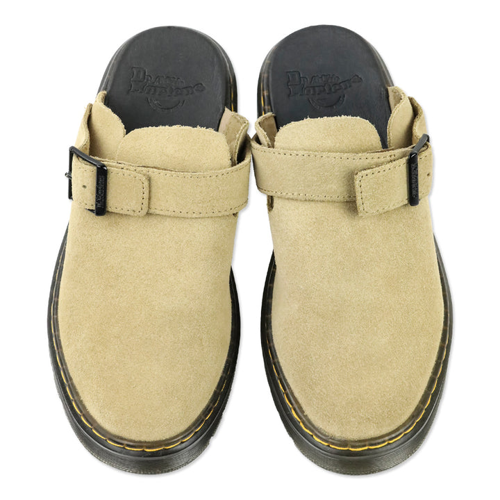Dr. Martens Savannah Tan Suede Carlson Casual Slingback Mules