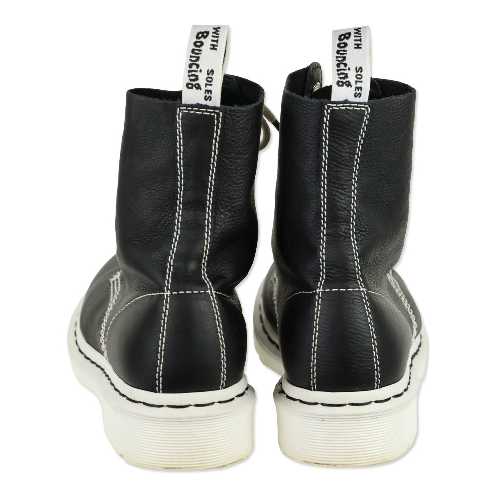 Dr Martens 1460 Pascal Black & White Combat Boots