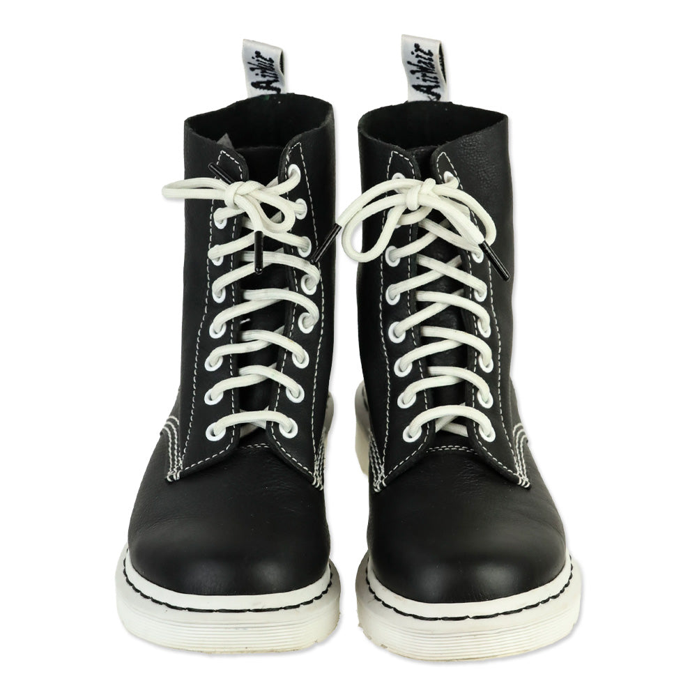 Dr Martens 1460 Pascal Black & White Combat Boots