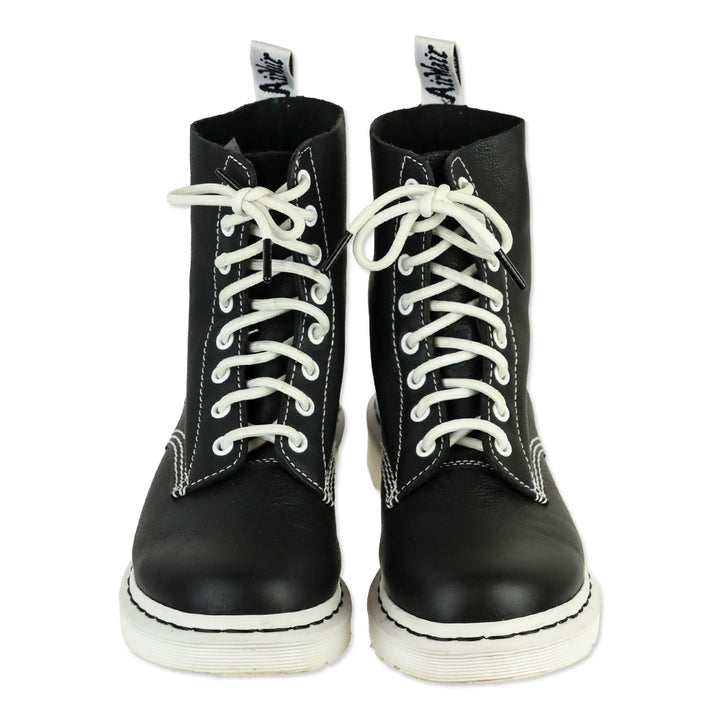 Dr Martens 1460 Pascal Black & White Combat Boots