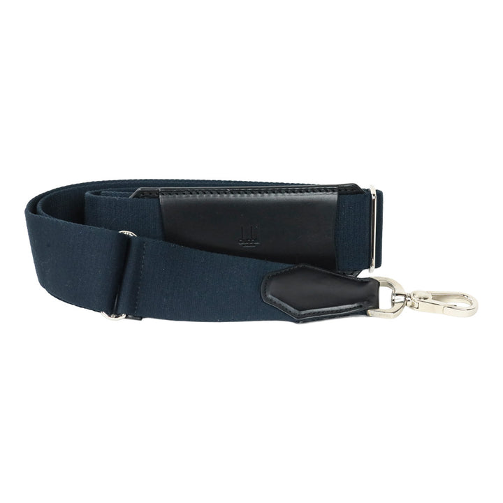 Dunhill Boston Black Leather Duffle Bag