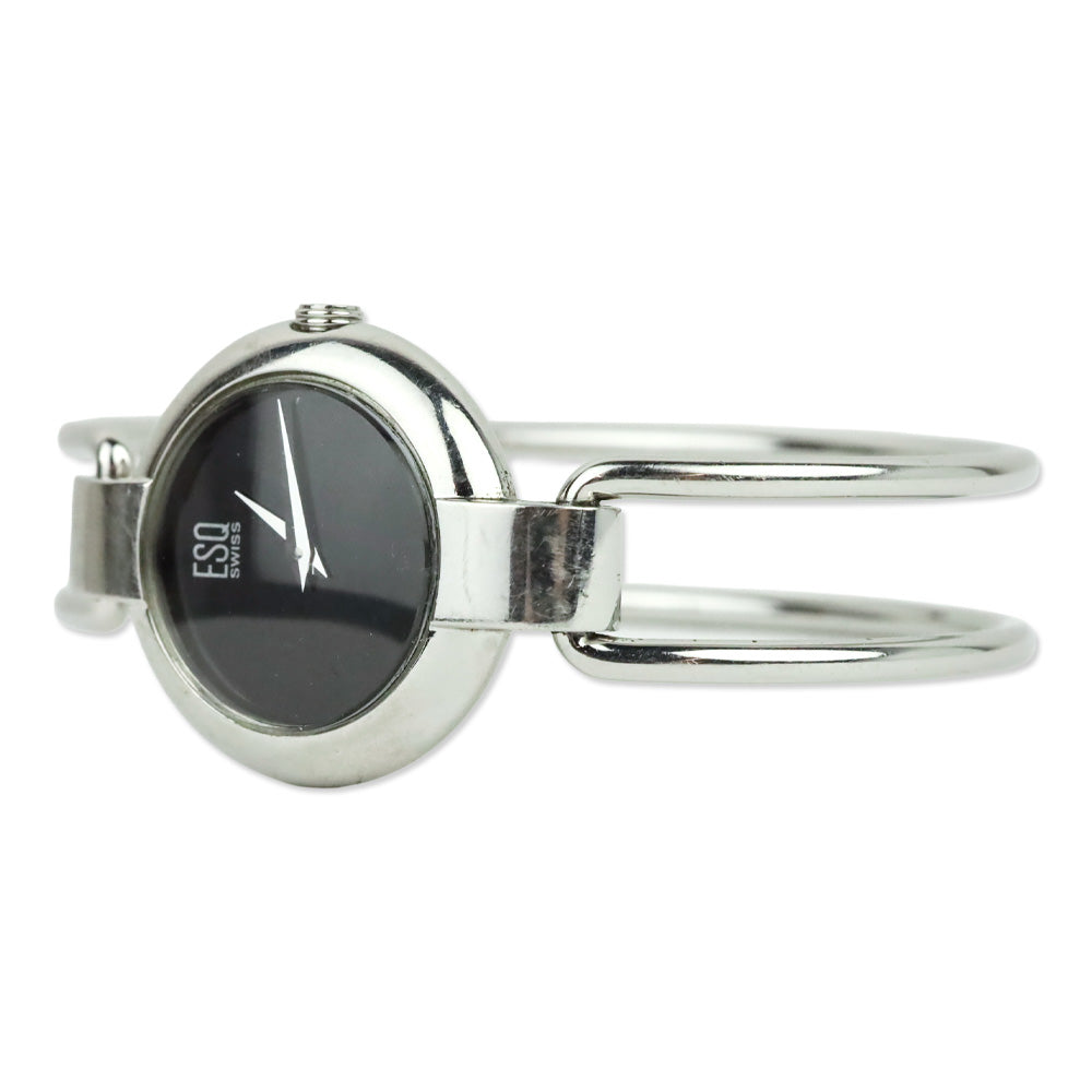 ESQ By Movado Swiss E5364 Stainless Steel With Black Dial Watch