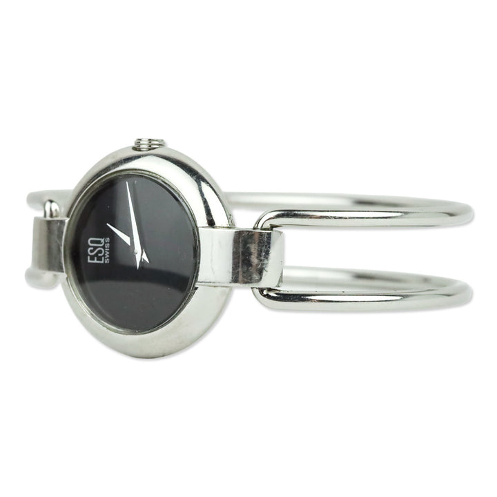 ESQ By Movado Swiss E5364 Stainless Steel With Black Dial Watch