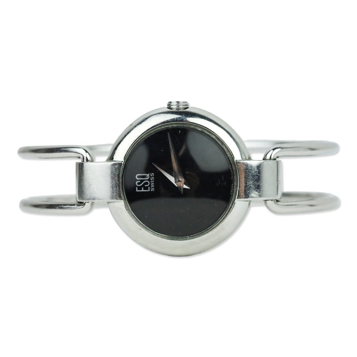 ESQ By Movado Swiss E5364 Stainless Steel With Black Dial Watch