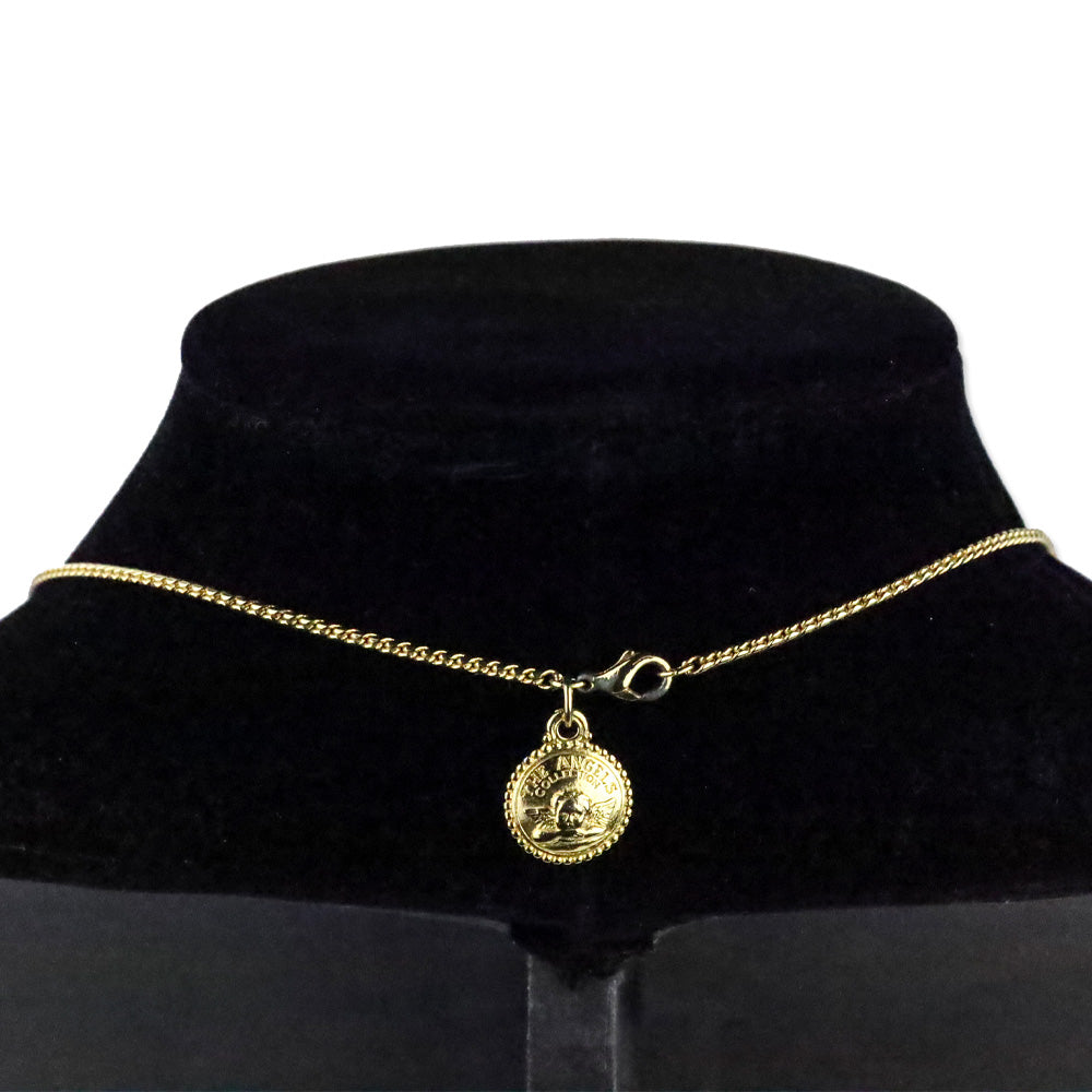 Edgar Berebi Limited Edition Green Enamel Angel Egg Pendant Necklace
