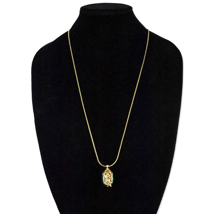 Edgar Berebi Limited Edition Green Enamel Angel Egg Pendant Necklace