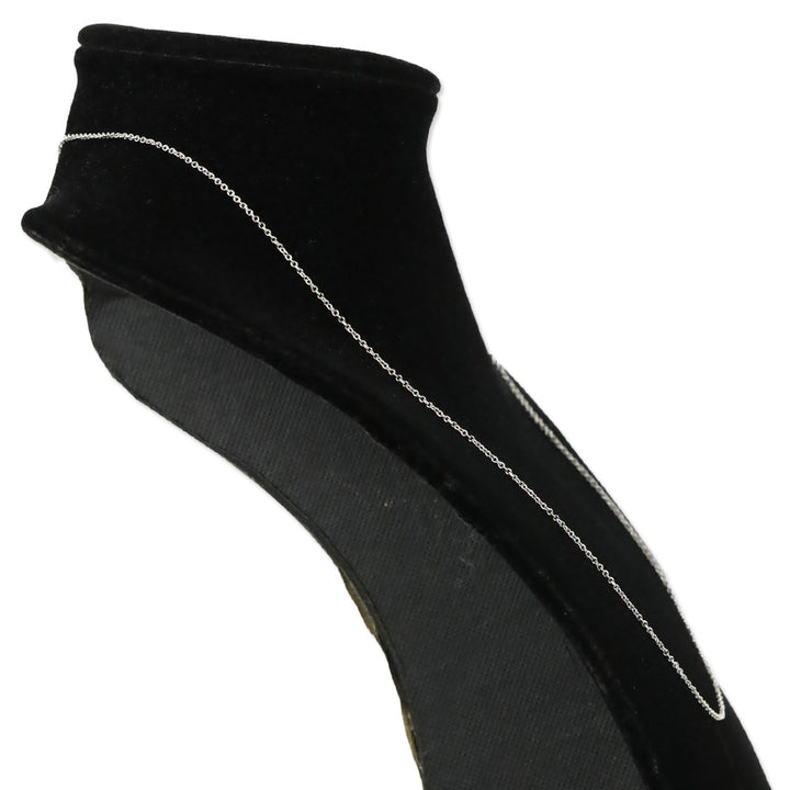 Effy 14K White Gold Thin Chain Link Necklace